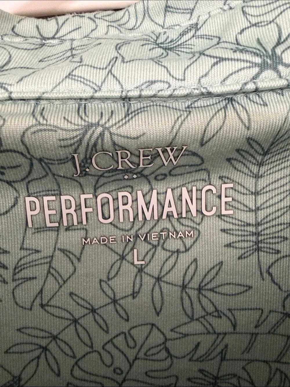 J Crew Mens Performance Polo Size Large